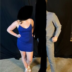 Eclipse Royal Blue Sparkle Dress